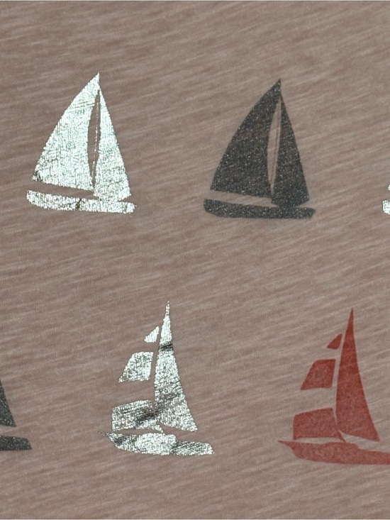 Tommy Hilfiger Tops - Tommy Hilfiger Coral Sailboat Graphic Tee